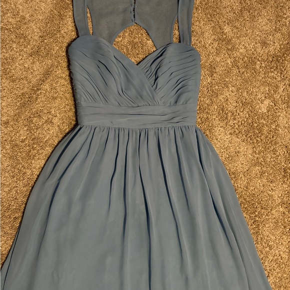 Alfred Angelo Light Blue Maxi Dress - Picture 2 of 5